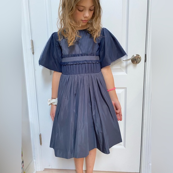 Tia Cibani girls navy tulle party formal dress - Picture 2 of 13